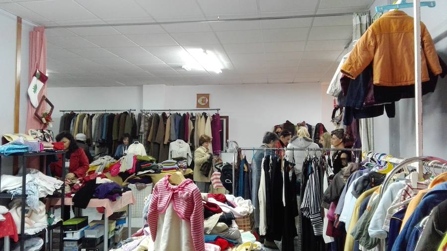 Uno de los mercadillos de Zafra Solidaria 
