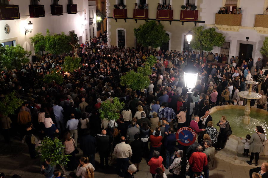 El Cristo del Rosario recorre las calles de Zafra