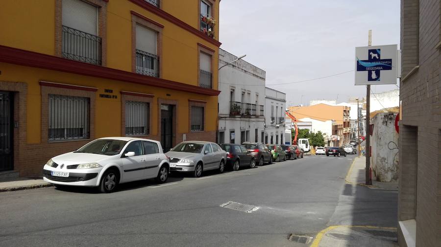 Vista de la calle Fontanilla antes de las obras 