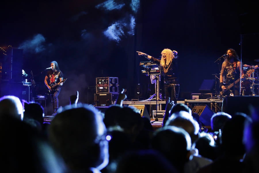 El grupo en el concierto gratuito 
