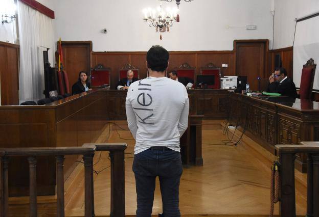 El acusado, en el juicio 