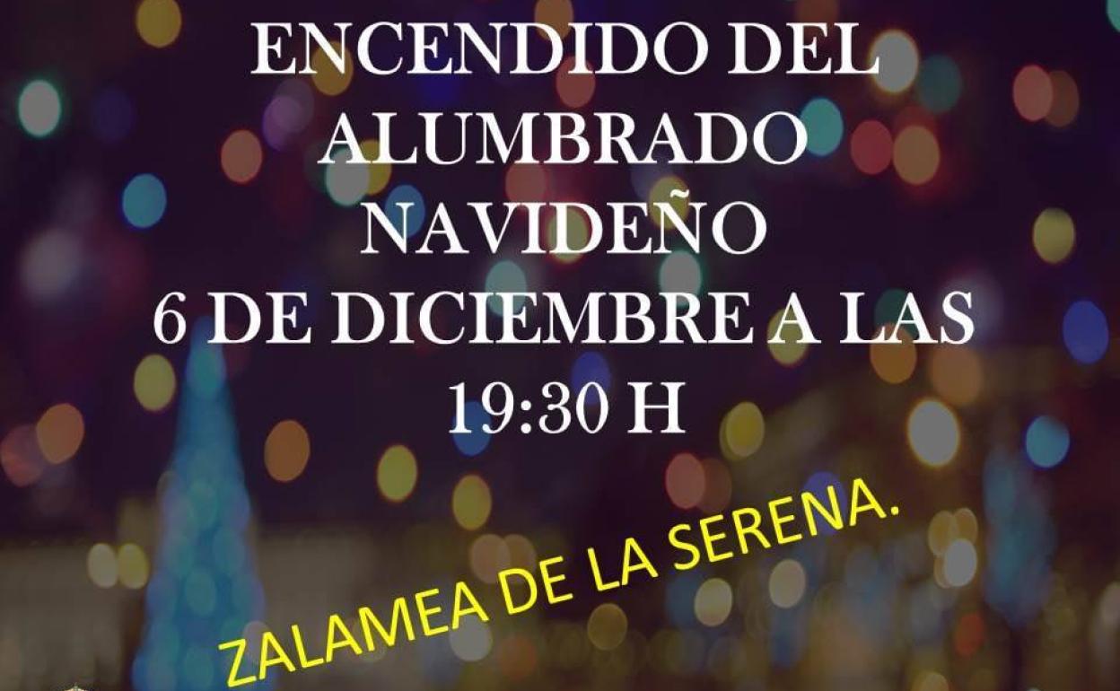 El encendido del alumbrado de Navidad llega a Zalamea el próximo viernes