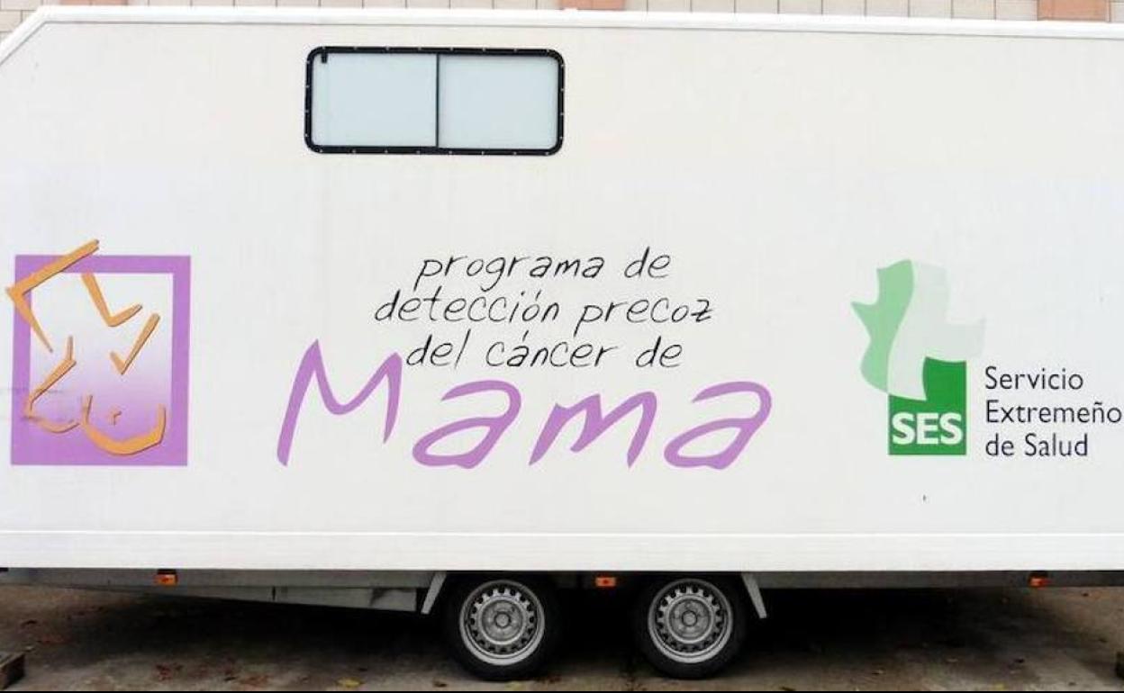 La Unidad Móvil del Programa de Detección Precoz de Cáncer de Mama estará en Zalamea del 7 al 13 de enero