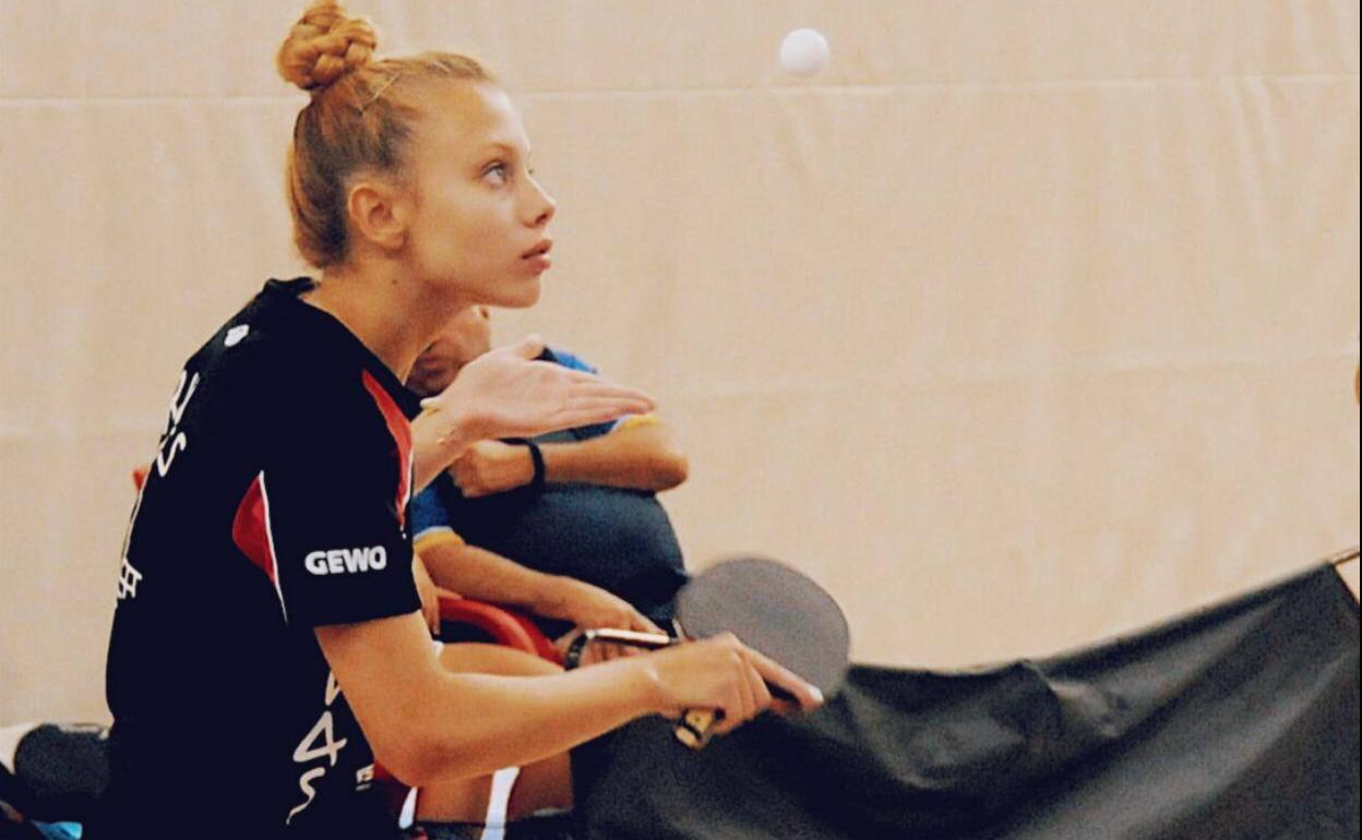 Laura García, jugadora de tenis de mesa 