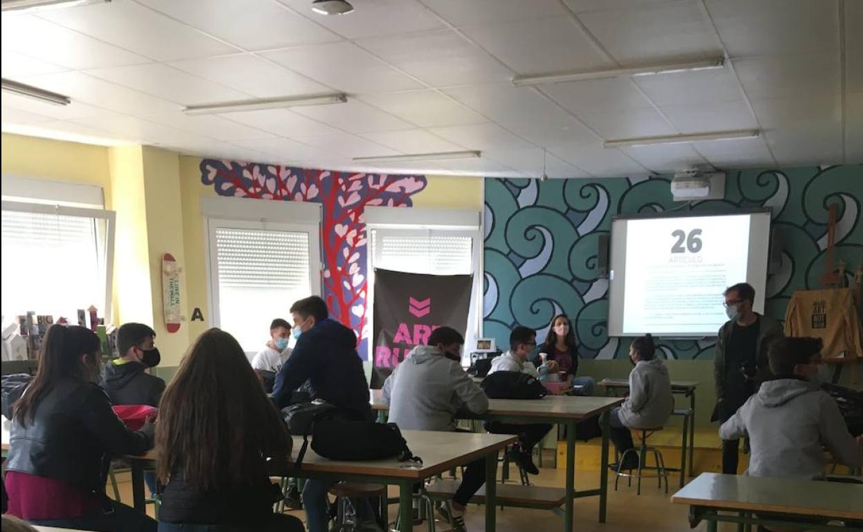 Los alumnos de Zalamea participarán en la elaboración de un mural para el proyecto 'Art Rural'