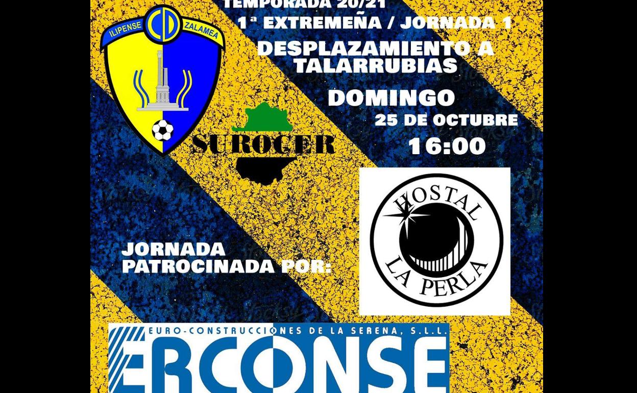 El Ilipense Zalamea juega mañana su primer partido de liga contra el CD Talarrubias