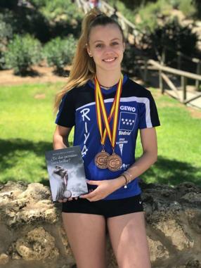 La joven ilipense vuelve a casa con dos nuevas medallas 