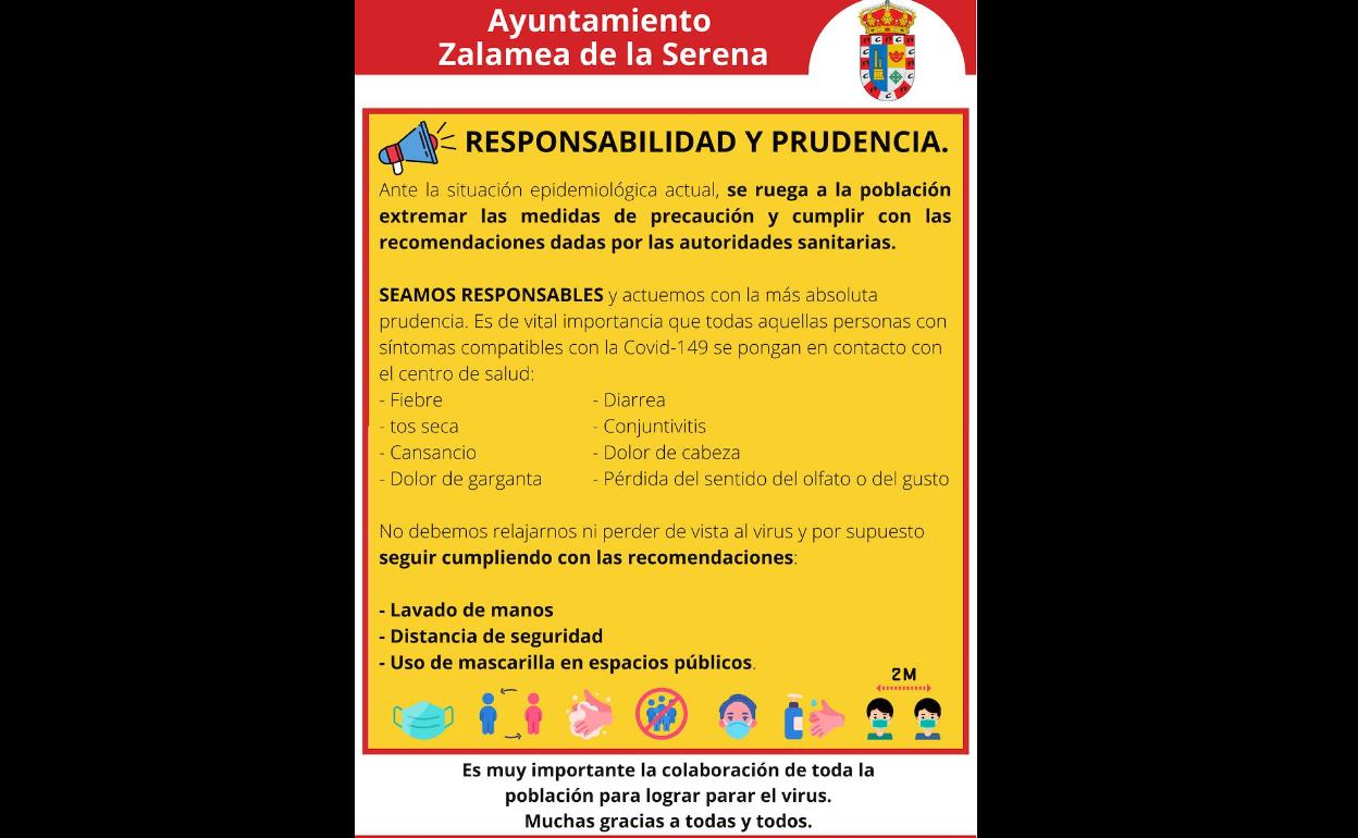 Tres nuevos casos positivo de COVID-19 en Zalamea de la Serena
