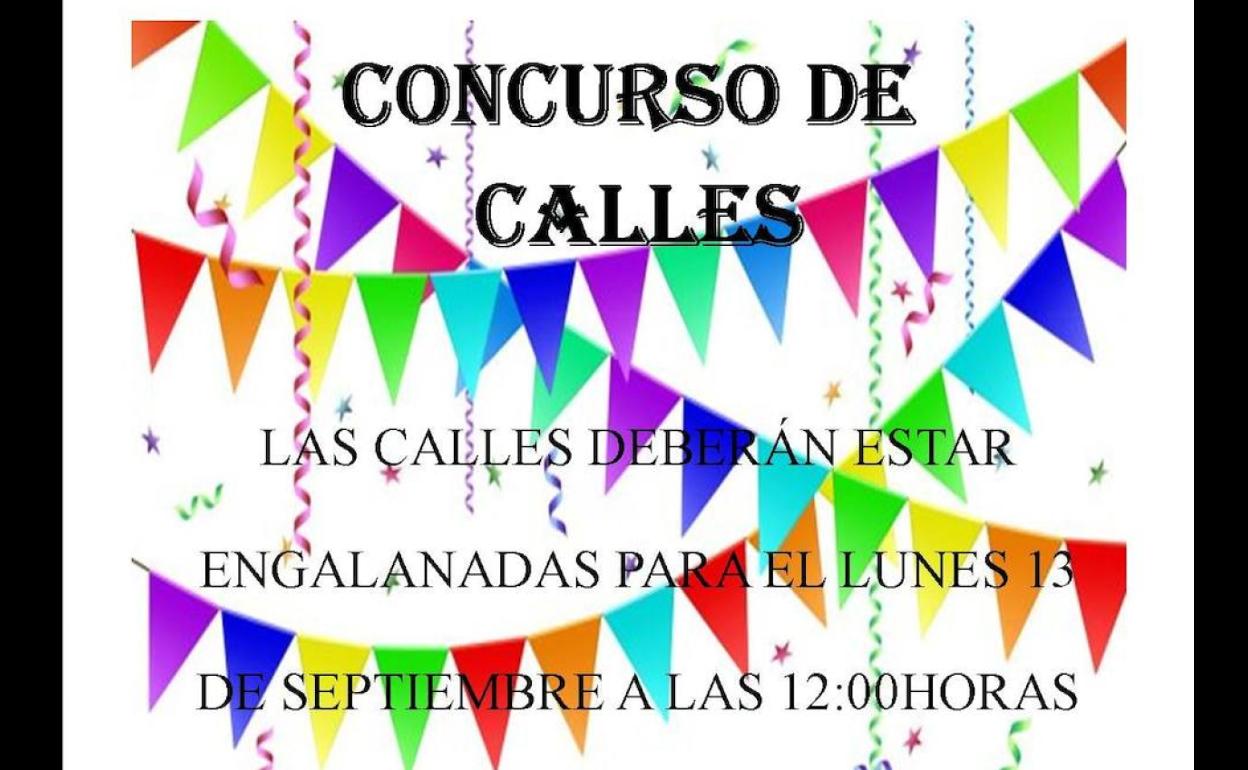 Abierto el plazo para participar en el concurso de calles engalanadas