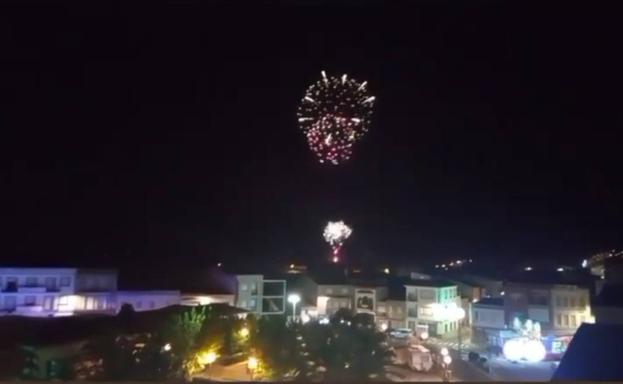 Fuegos artificales en Zalamea de la Serena 