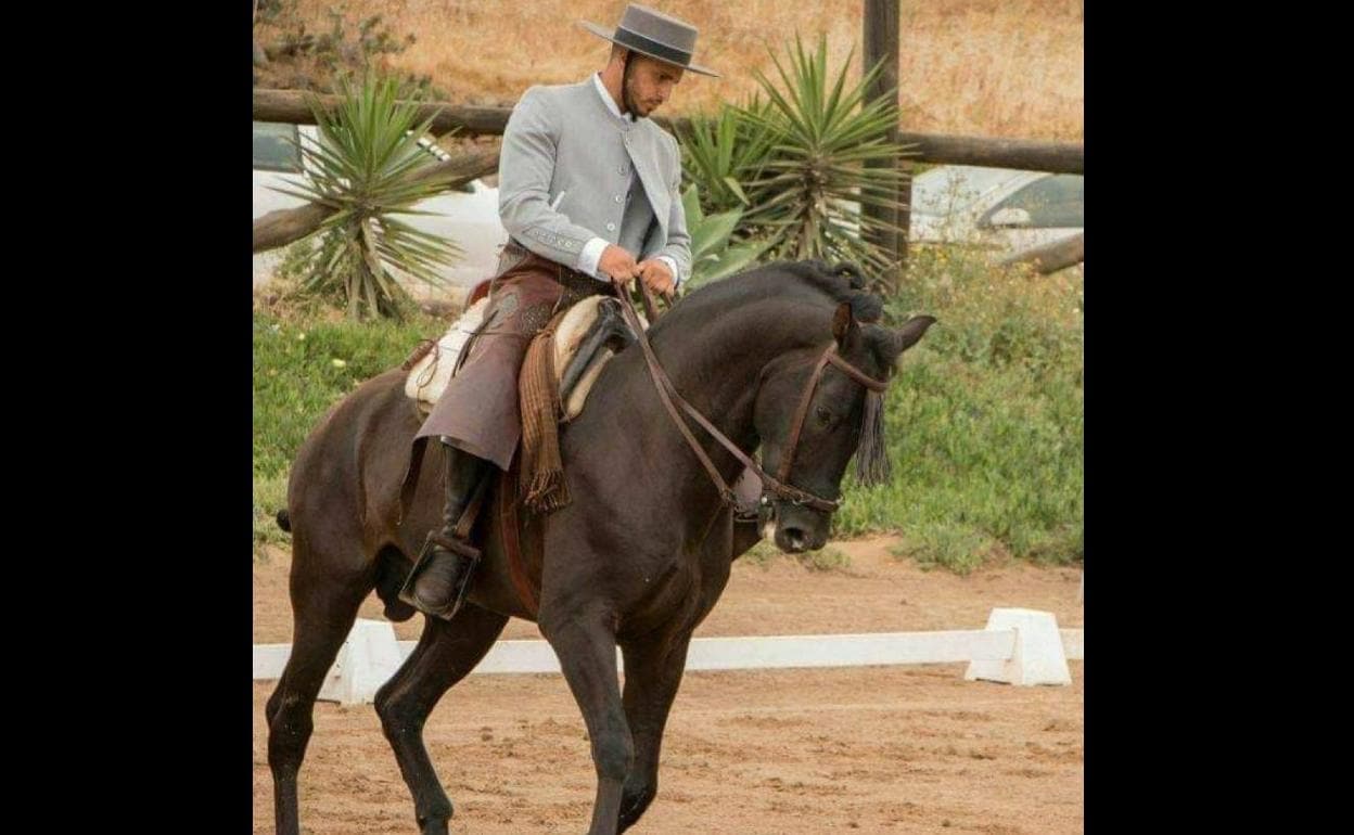 Sergio Guisado durante una competición 