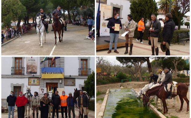 Imagénes de la Ruta Nebrisense a Caballo en Zalamea