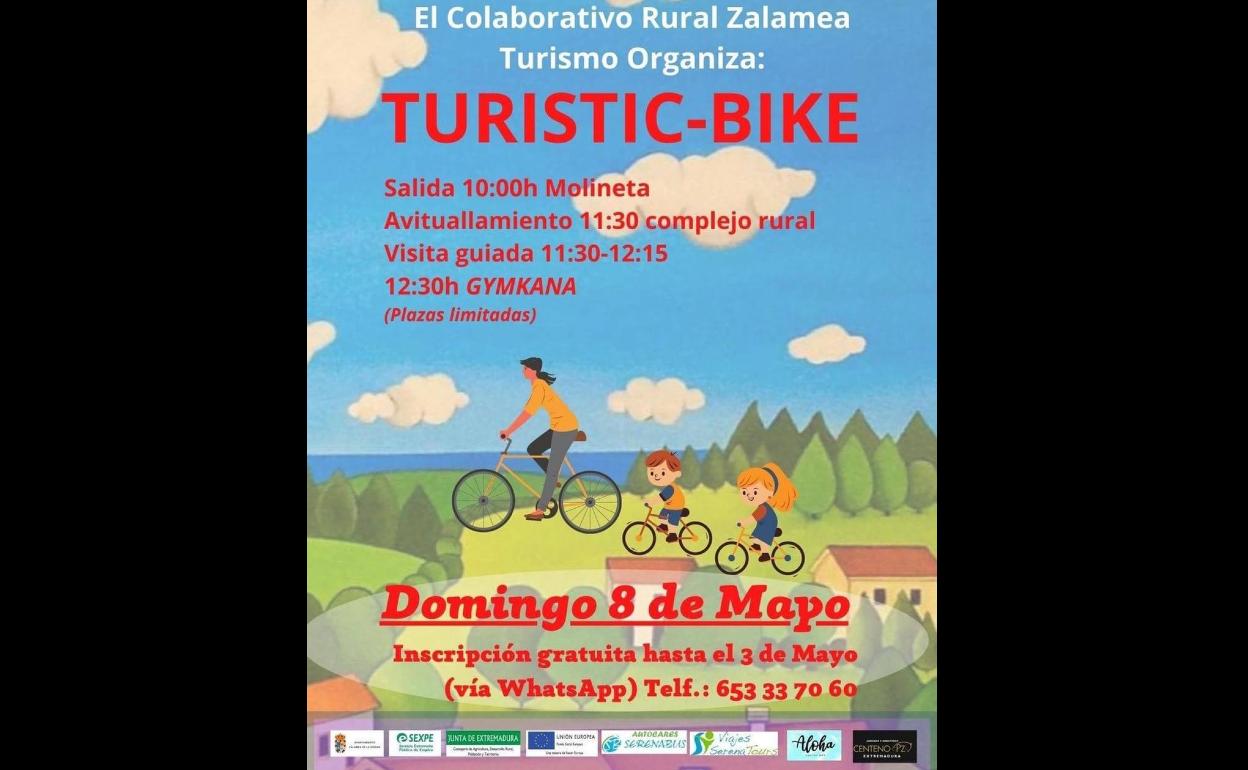 El Colaborativo Rural 'Zalamea Turismo' organiza una ruta turística en bicicleta