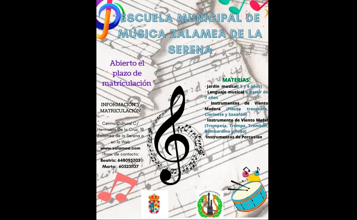 Abierto el plazo de inscripción para la Escuela y Banda de Música