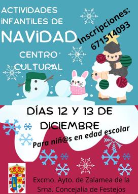 El Centro Cultural acoge Actividades Infantiles de Navidad
