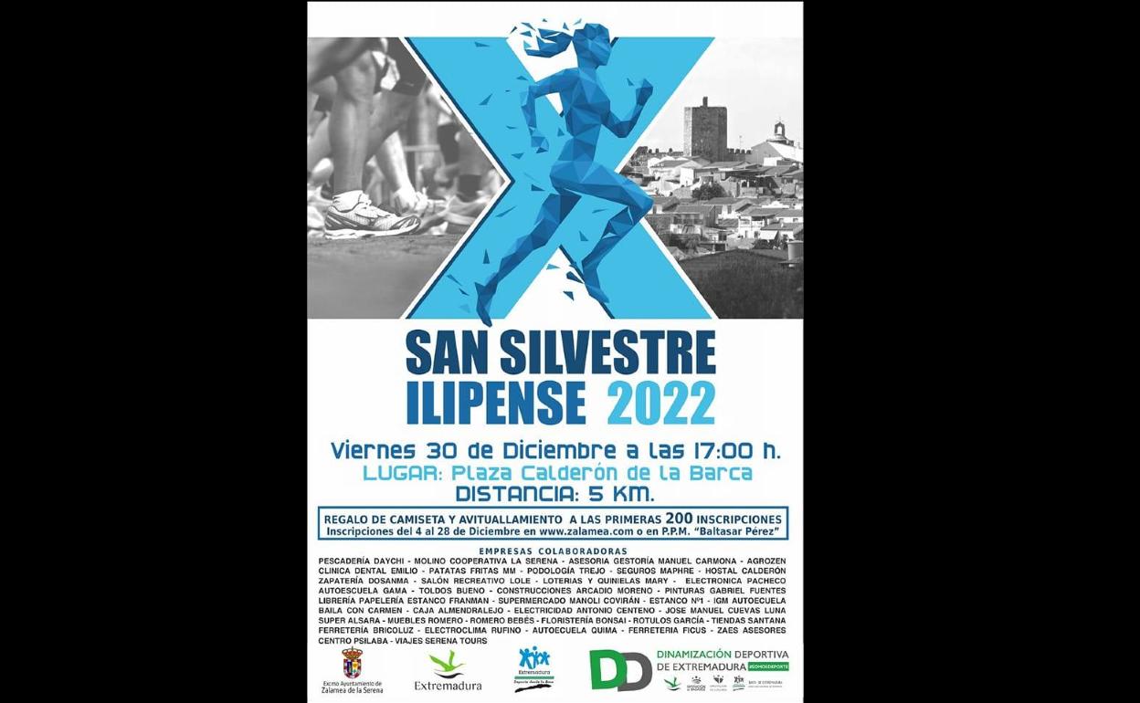 El 30 de diciembre se celebra X Edición de la San Silvestre Ilipense