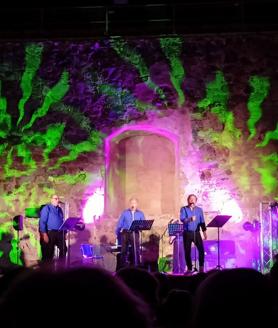 Imagen secundaria 2 - También fue numeroso el público que asistió al concierto de 'The boleritos'.