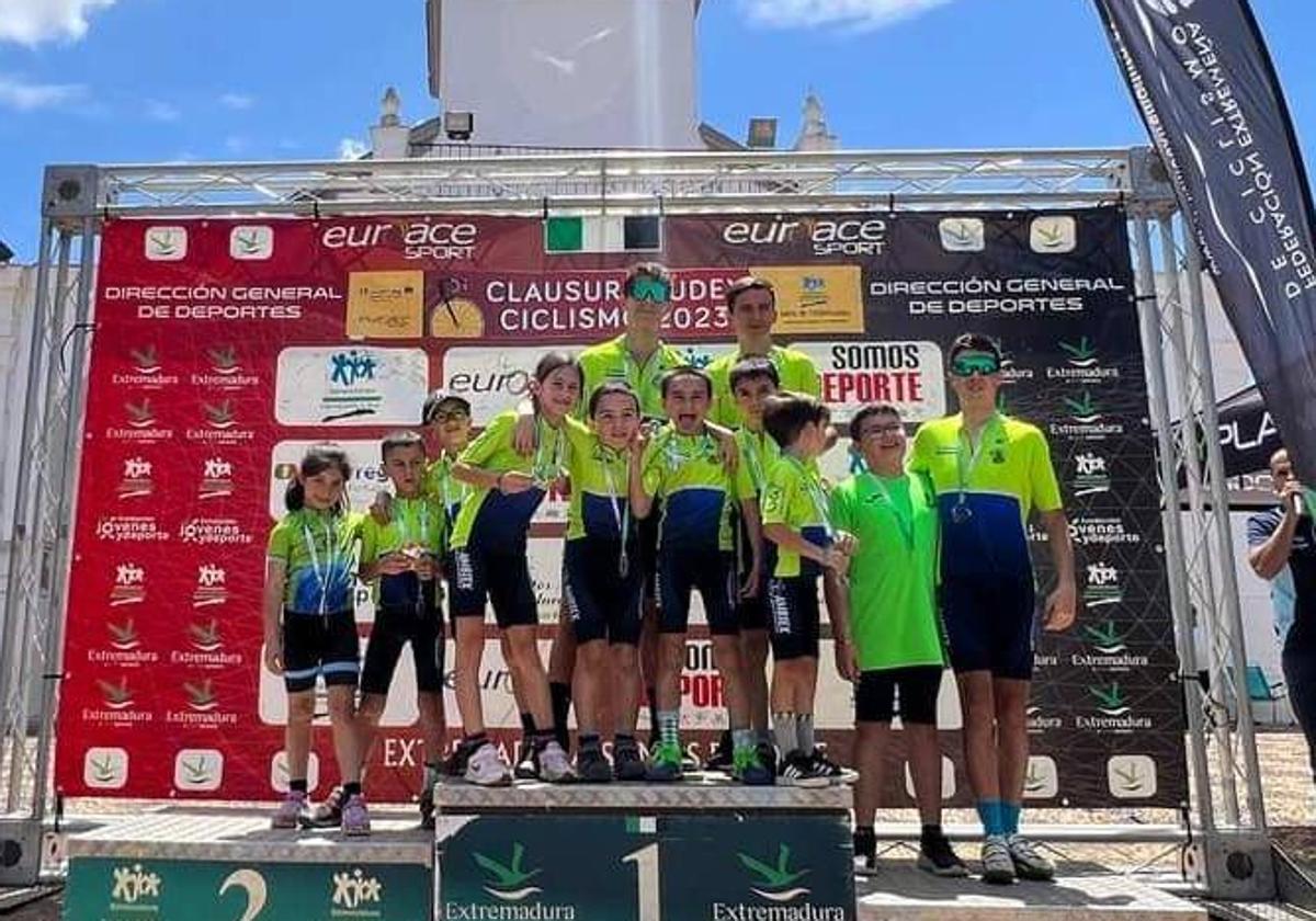 12 ciclistas de la AC Cancho Roano participaron en la última prueba Judex BTT