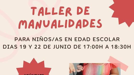 Inscripciones abiertas para el taller de manualidades