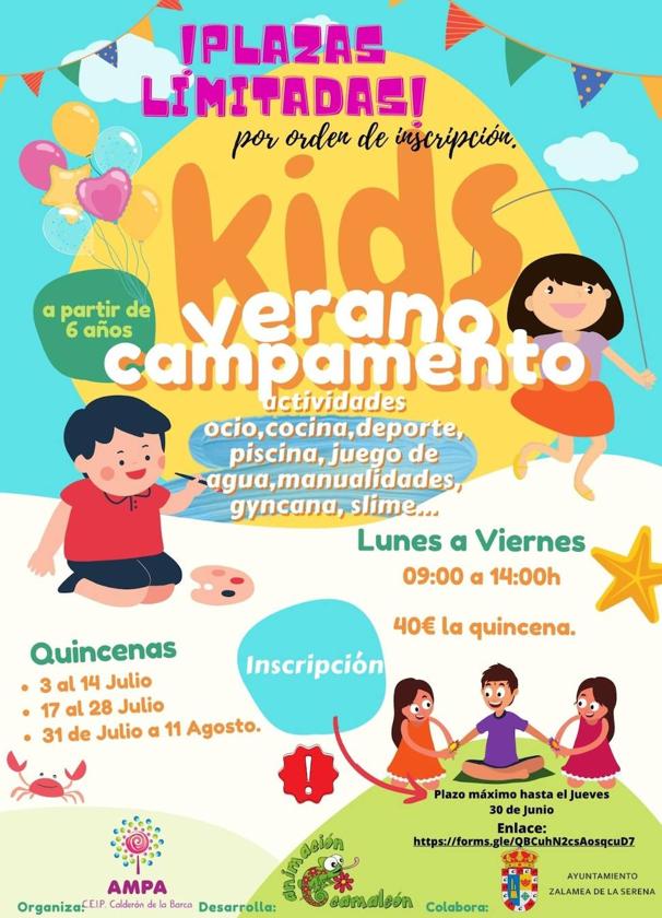 Los pequeños de Zalamea tendrán diferentes opciones para disfrutar del verano