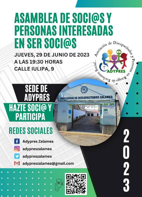 Adypres Zalamea convoca una Asamblea de Socios