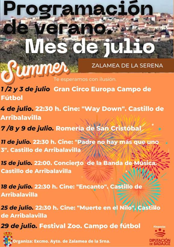 Numerosos eventos harán disfrutar a los ilipenses de las noches de julio