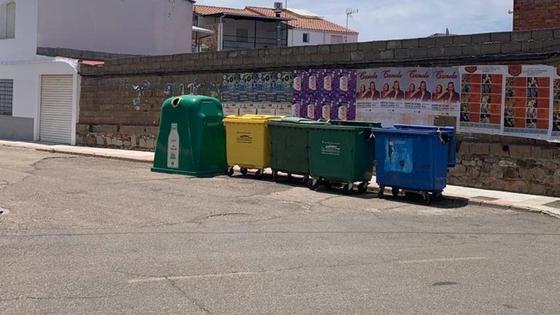 Zalamea tiene nuevos contenedores de vidrio