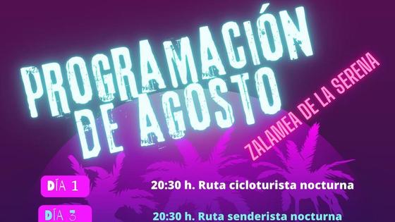 Extenso programa de eventos durante el mes de agosto en Zalamea