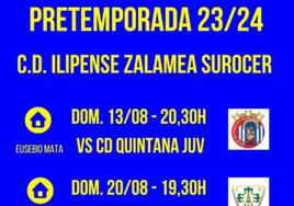El Ilipense Zalamea Surocer jugará 6 amistosos durante la pretemporada