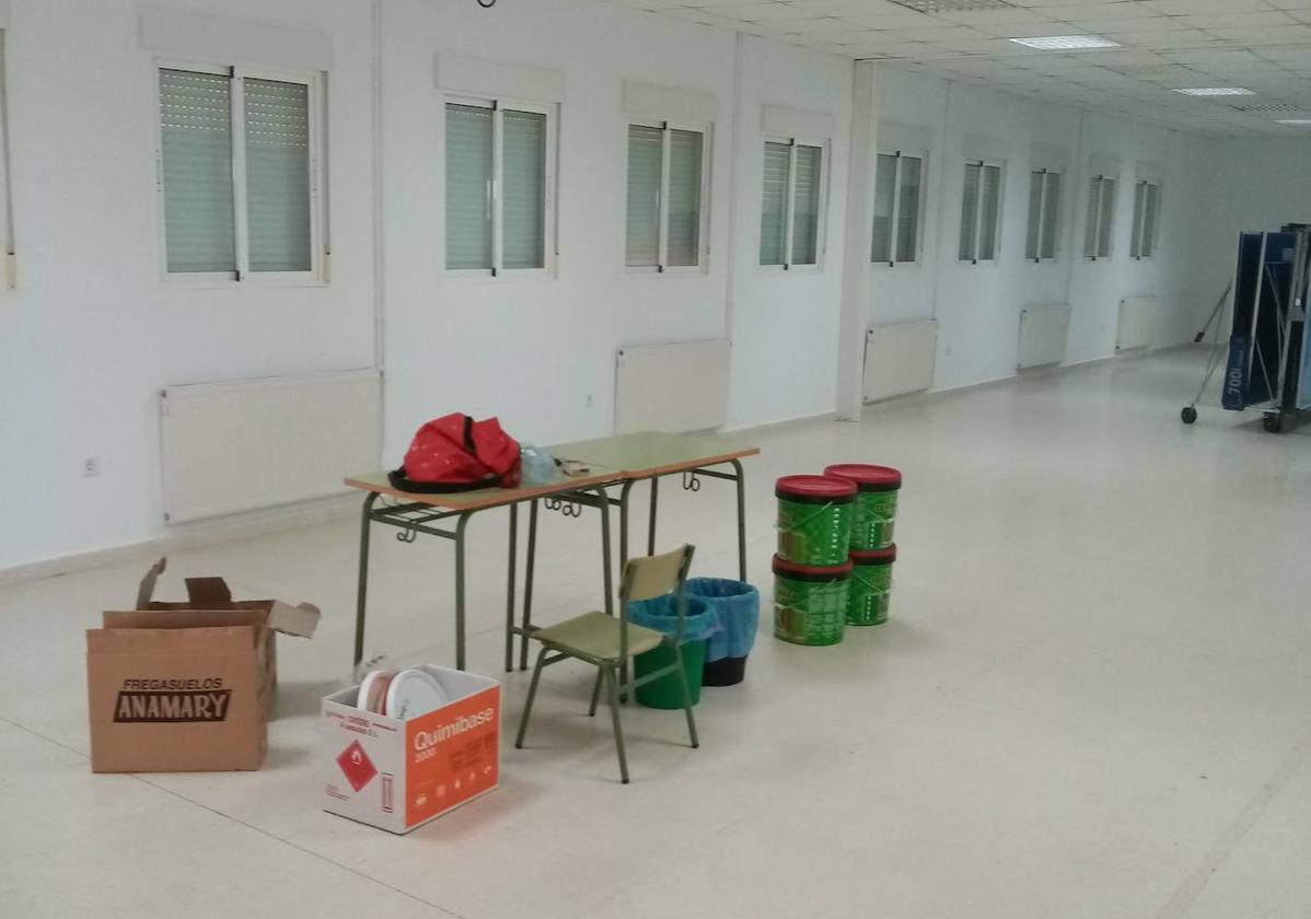 El colegio se prepara para la vuelta a las aulas