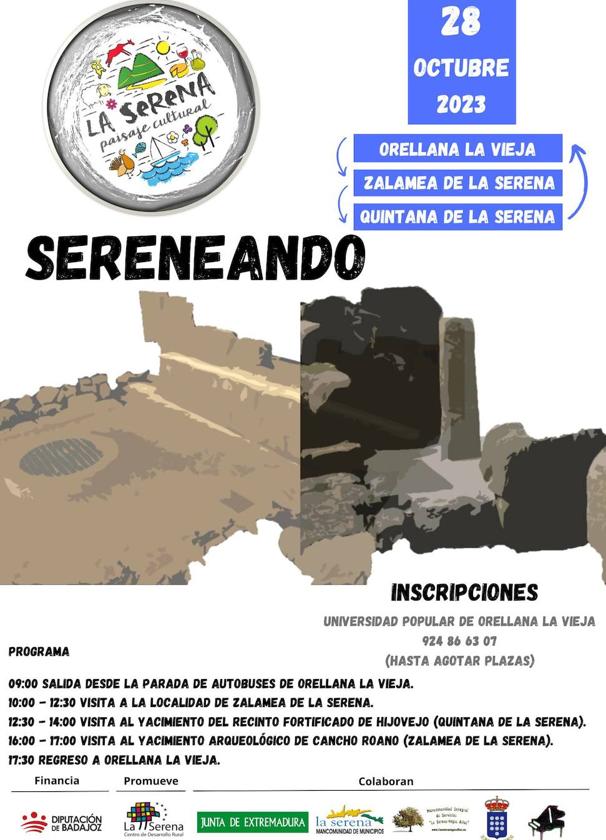 'Sereneando 2023' da a conocer Zalamea y el yacimiento arqueológico Cancho Roano