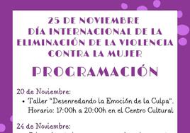 Zalamea organiza varios actos para el Día Internacional contra la Violencia de Género