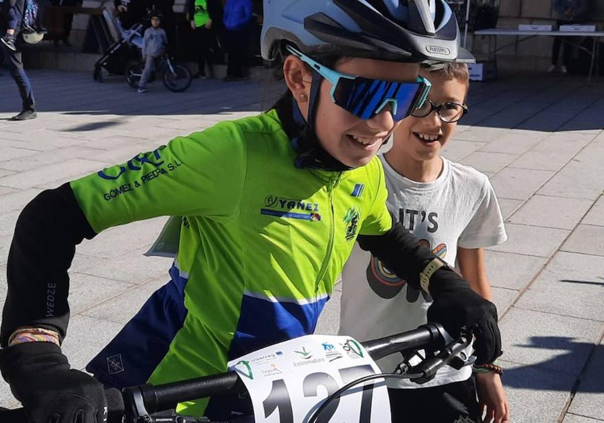Alba García estuvo en la Ruta BTT Femenina de Quintana de la Serena