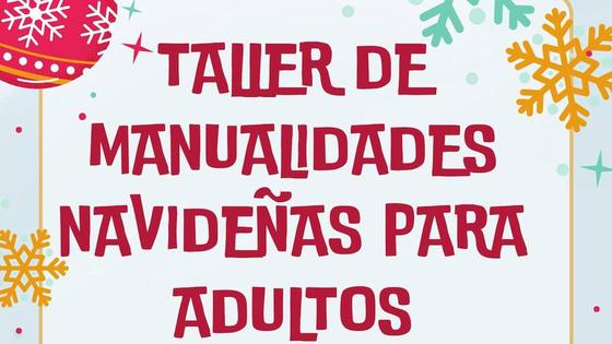 Talleres de manualidades de adultos en el Centro Cultural