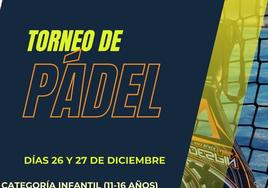 Torneo de Pádel en el Pabellón de Zalamea de la Serena