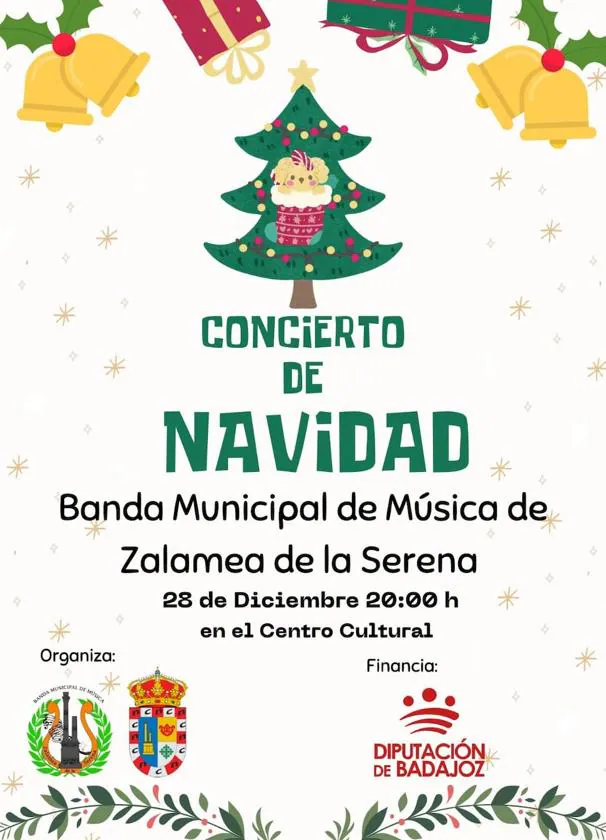 La Banda de Música ofrece un Concierto de Navidad en el Centro Cultural