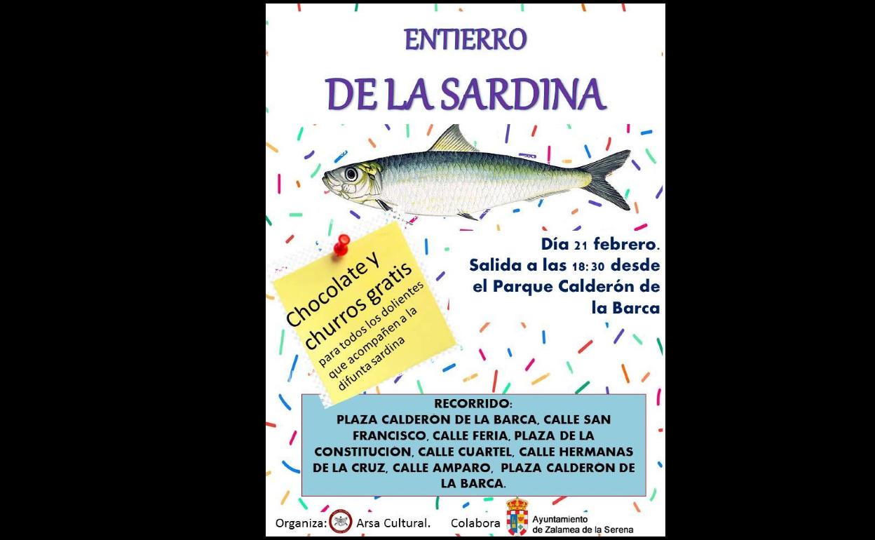El Entierro de la Sardina pondrá fin al Carnaval de Zalamea de la Serena