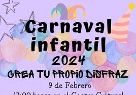 Inscripciones para el Carnaval Infantil ilipense 'Crea tu propio disfraz'