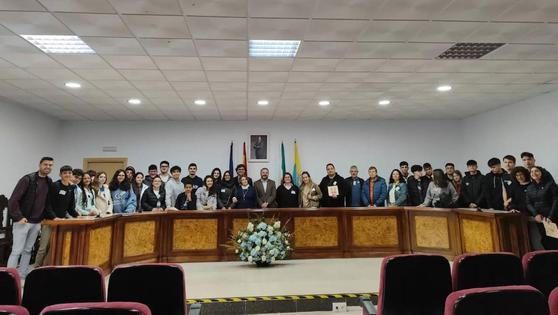 Alumnos de intercambio de Turquía, Macedonia y Rumanía visitan Zalamea