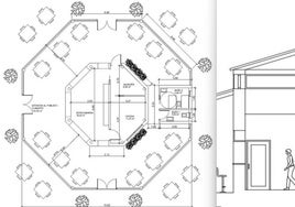 Proyecto de cómo quedará el kiosko.