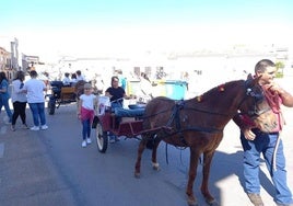 Imagen de archivo de uno de los carros que hizo el camino el pasado año.