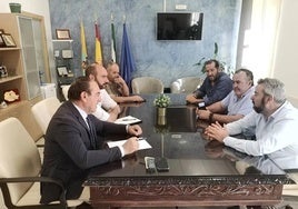 Reunión en el Ayuntamiento.