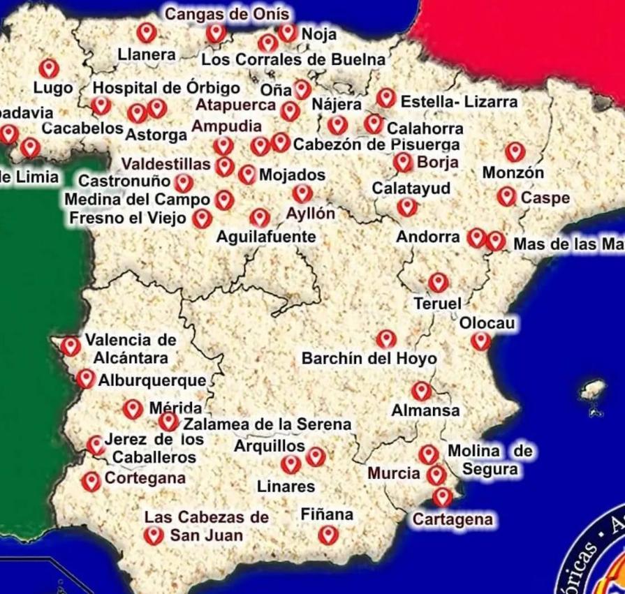 Imagen secundaria 1 - Fiestas españolas que forman parte de la AEFRH.