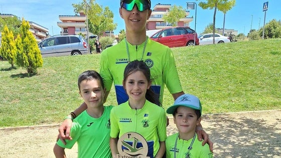 Los ciclistas de la AC Cancho Roano finalizan los Judex BTT con grandes posiciones