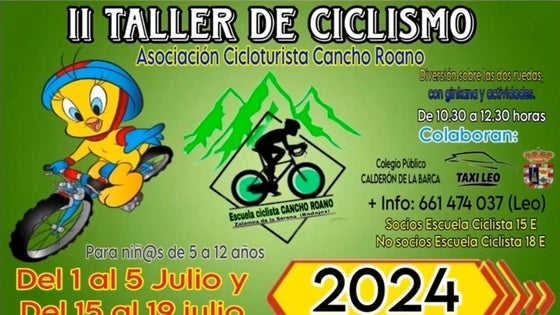 Inscripciones para el II Taller de Ciclismo de la AC Cancho Roano