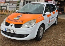 Vehículo de Protección Civil Zalamea de la Serena.