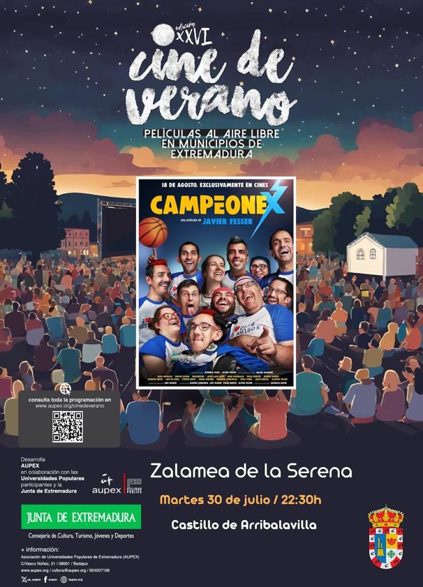Imagen principal - La proyección de 'Campeones' cierra el Ciclo de Cine de Verano