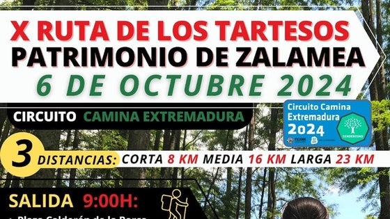 La X edición de la 'Ruta de los Tartesos. Patrimonio de Zalamea' se celebrará el 6 de octubre