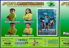 5 deportistas de la AC Cancho Roano viajarán a Casar de Cáceres para la clausura de la Copa Escuelas