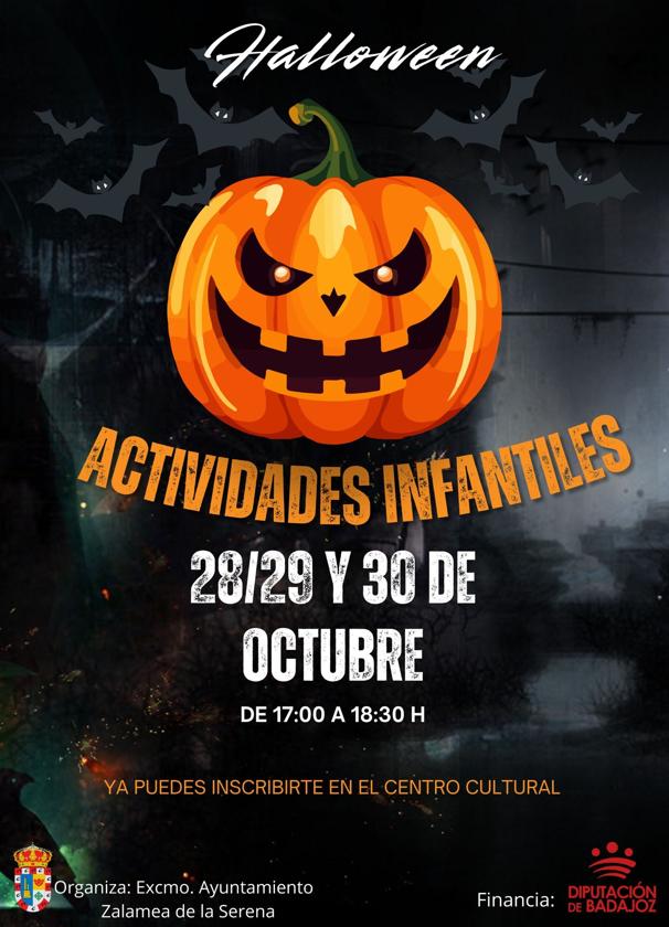 Inscripciones para participar en las actividades de Halloween